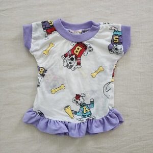 Vintage Sporty Pups Shirt 9-12 months